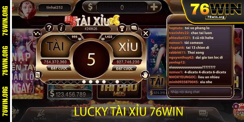 Lucky Tài Xỉu 76win